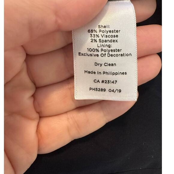 Talbots Blue Houndstooth Inverted Notch Collar Blazer Size 2 - Picture 4 of 11